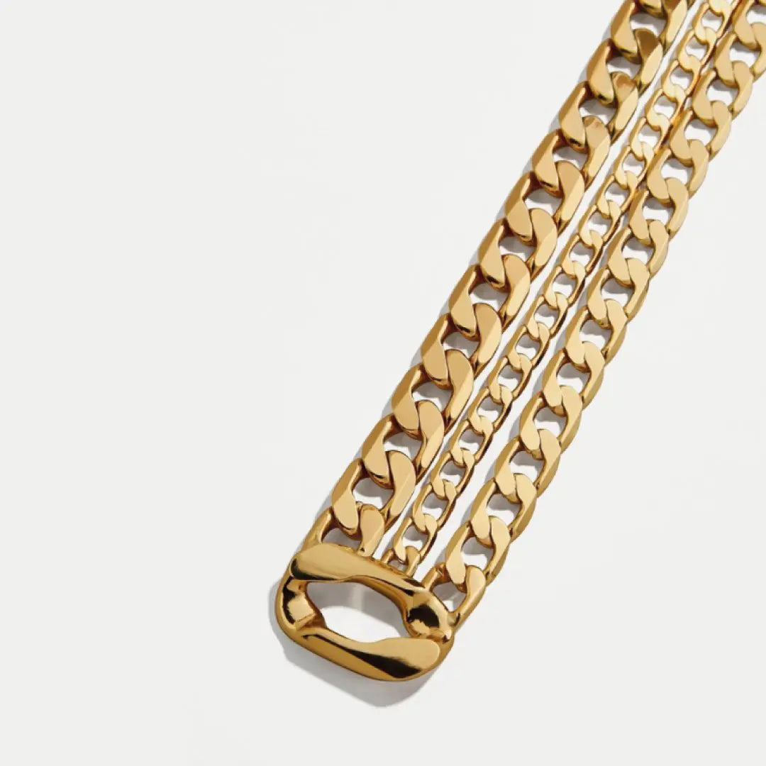 Tia Gold Luxe Bracelet - Flora Jewells