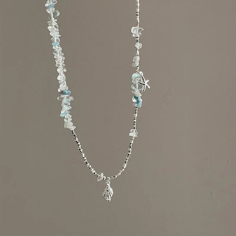 Ocean Spark Necklace - Flora Jewells