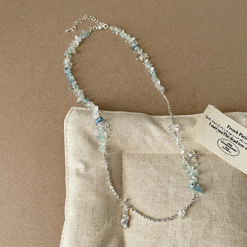 Ocean Spark Necklace - Flora Jewells
