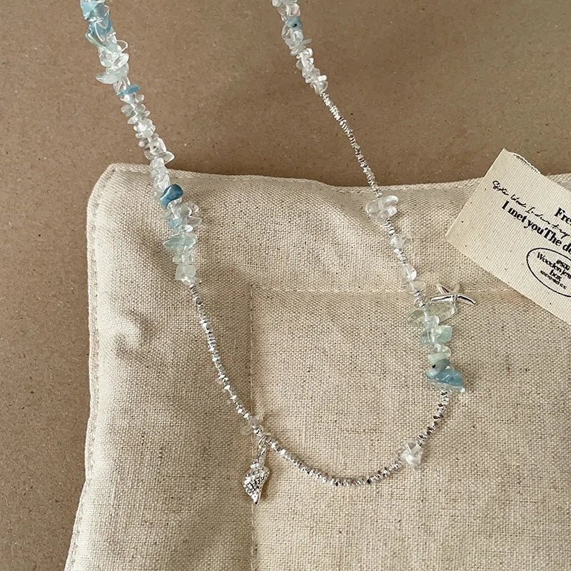 Ocean Spark Necklace - Flora Jewells