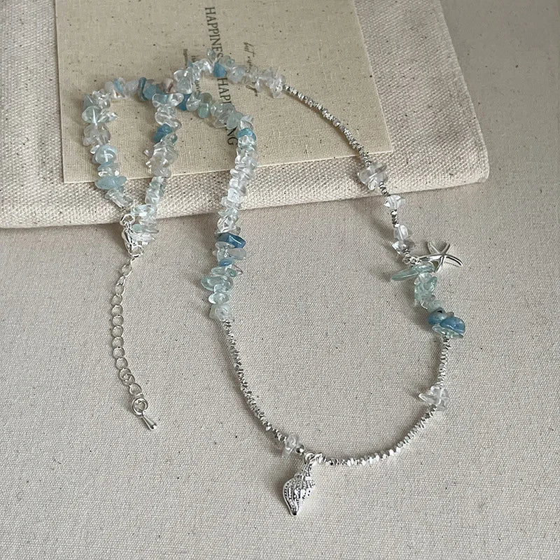 Ocean Spark Necklace - Flora Jewells