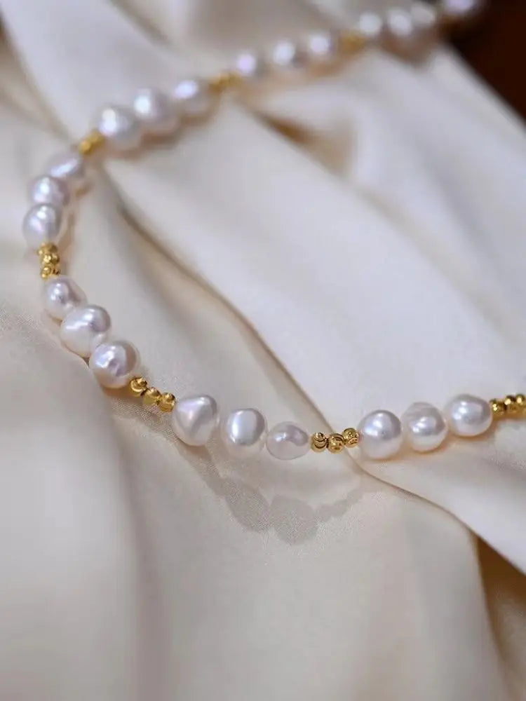 Love Tide Freshwater Pearl Necklace - Flora Jewells