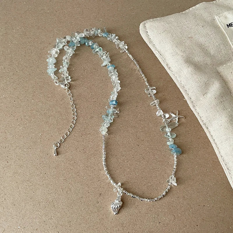 Ocean Spark Necklace - Flora Jewells