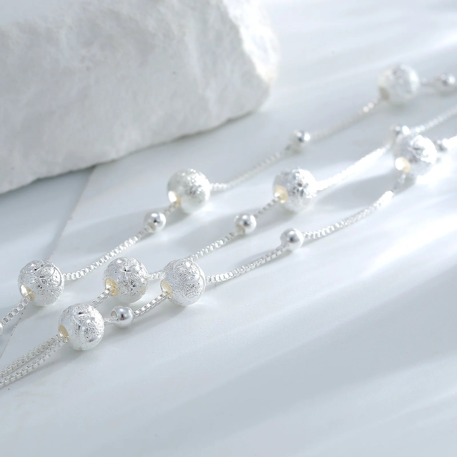 Trinity Layered Bracelet - Flora Jewells