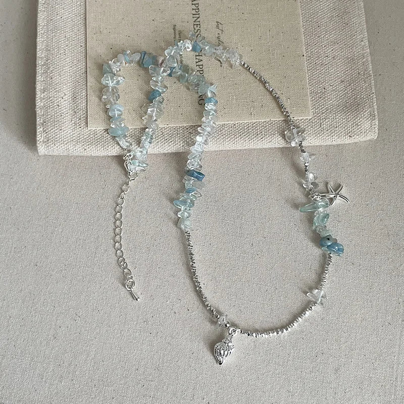 Ocean Spark Necklace - Flora Jewells