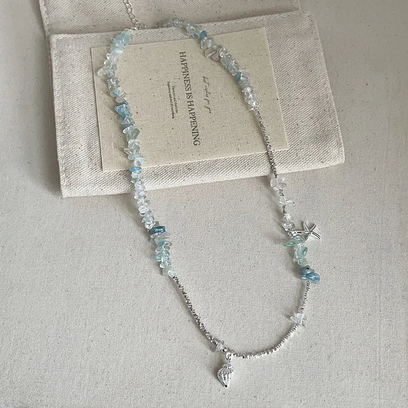 Ocean Spark Necklace - Flora Jewells