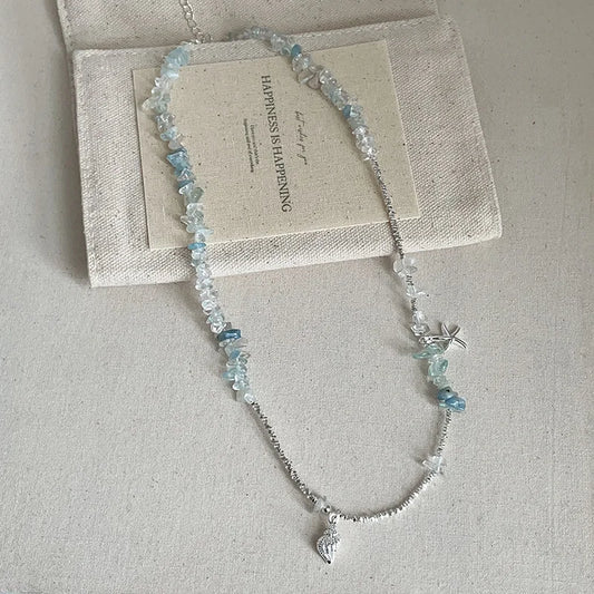 Ocean Spark Necklace - Flora Jewells