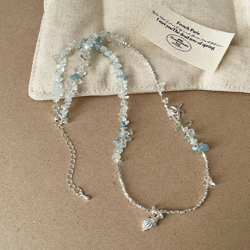 Ocean Spark Necklace - Flora Jewells