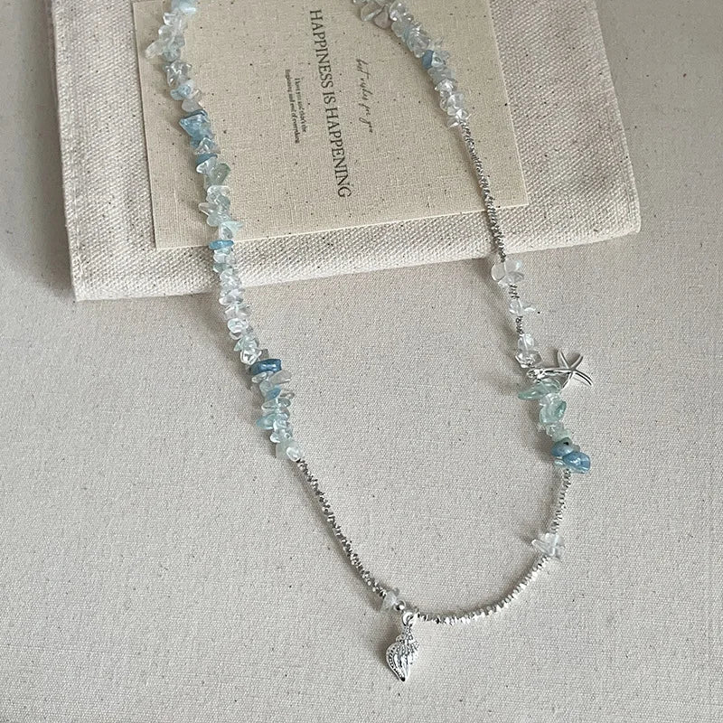 Ocean Spark Necklace - Flora Jewells