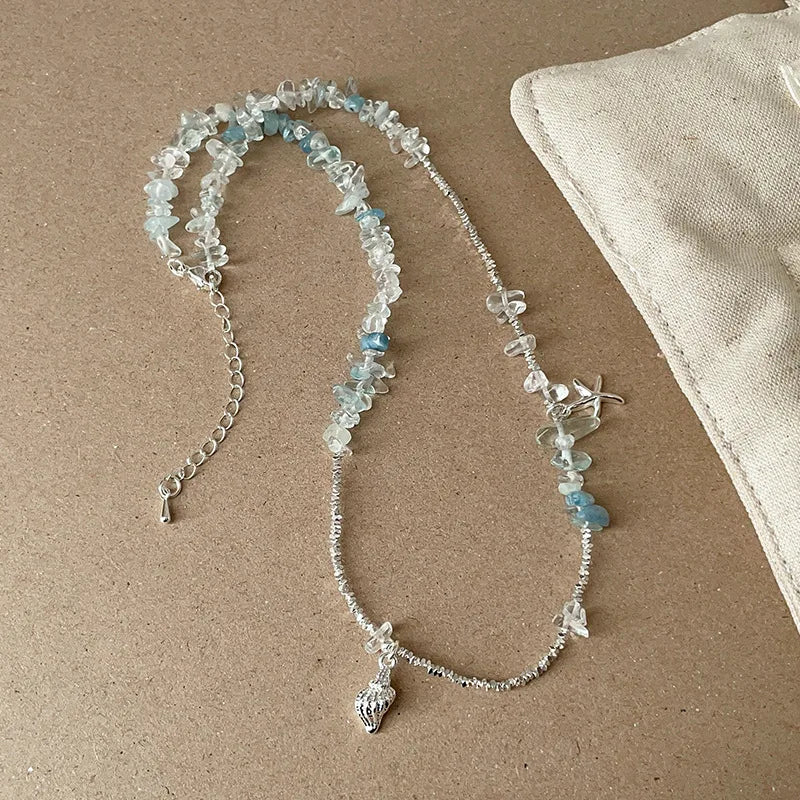 Ocean Spark Necklace - Flora Jewells