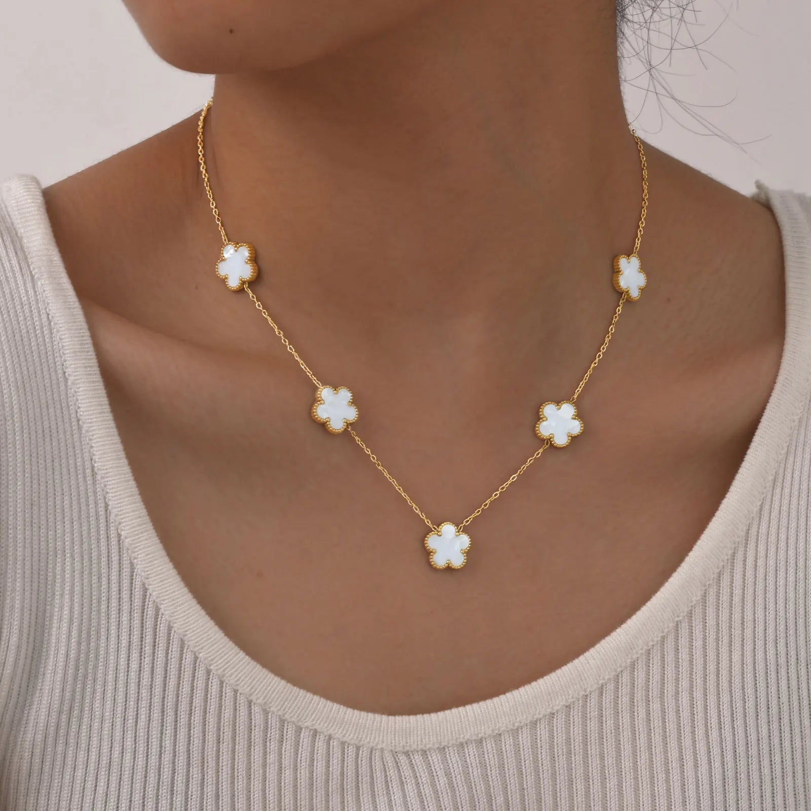 Eterna Petal Necklace - Flora Jewells