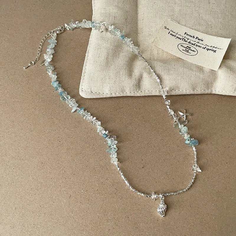Ocean Spark Necklace - Flora Jewells