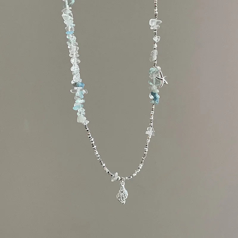 Ocean Spark Necklace - Flora Jewells