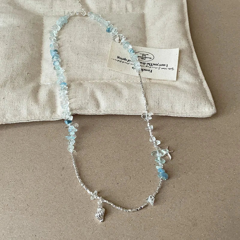 Ocean Spark Necklace - Flora Jewells