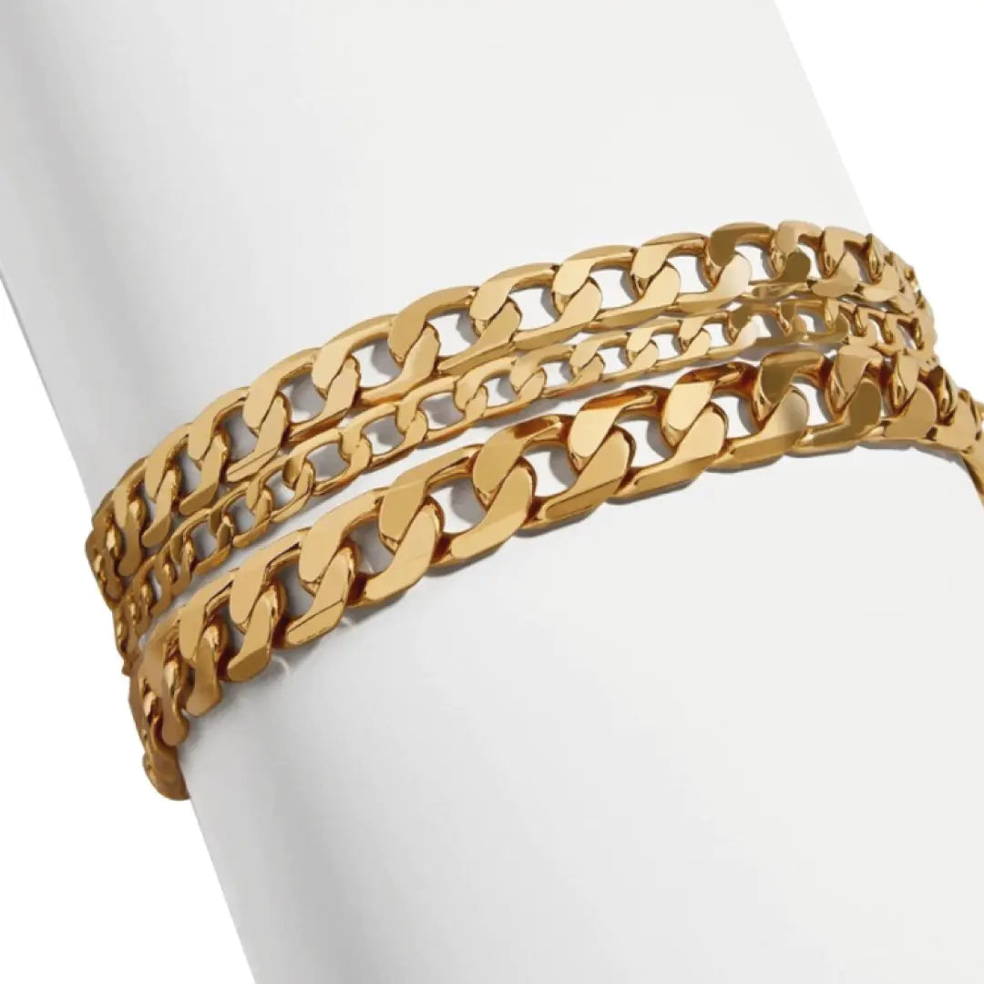 Tia Gold Luxe Bracelet - Flora Jewells