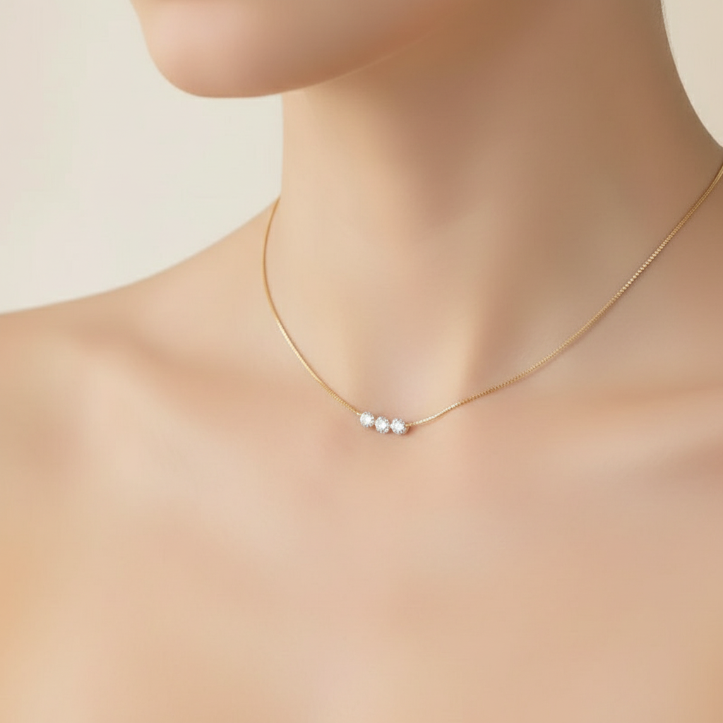 Clean Elegant Necklace Poster